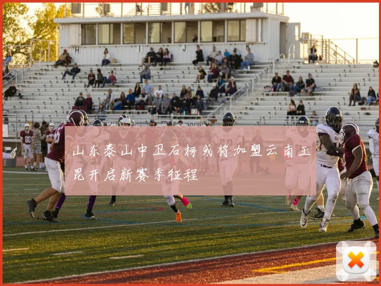 山东泰山中卫石柯或将加盟云南玉昆开启新赛季征程